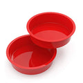 2 Pack 9.5 inch Cake Pans, Nonstick Silicone Cake Molds