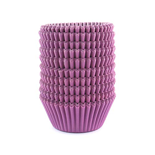 300 Count Purple Cupcake Liners Standard Paper Baking Cups - color: Purple