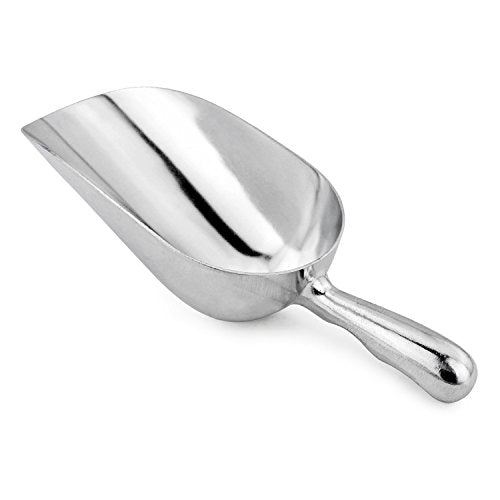 New Star Foodservice 34547 Round Bottom Bar Ice Scoop, 24-Ounce, Silver - size: 24-Ounce