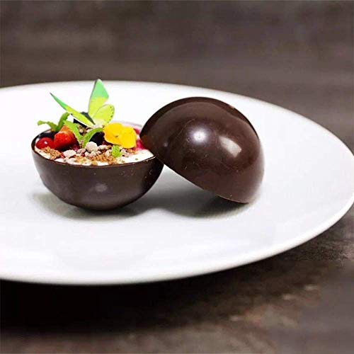 homEdge Semi Sphere Silicone Mold, 4 Packs Baking Mold for Making Hot Chocolate Bomb, Cake, Jelly, Dome Mousse - Diameter-2" - size: Medium