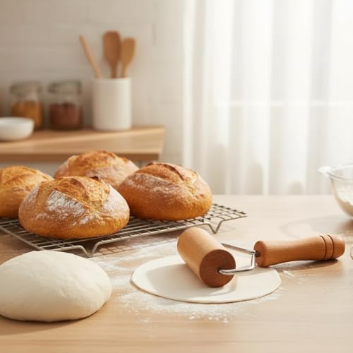 Small Rolling Pin, Pizza Dough Roller, Non Stick Wood Pastry Roller, Kitchen Wooden Rolling Pins for Baking Cooking Cookie Bread Tortilla Dumpling Fondant Clay (Style 2) - size: Style 2
