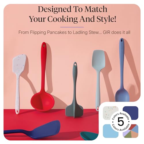 GIR: 5-Piece Silicone Ultimate Kitchen Utensils Set – Black - color: Black, size: 5 - Piece Set
