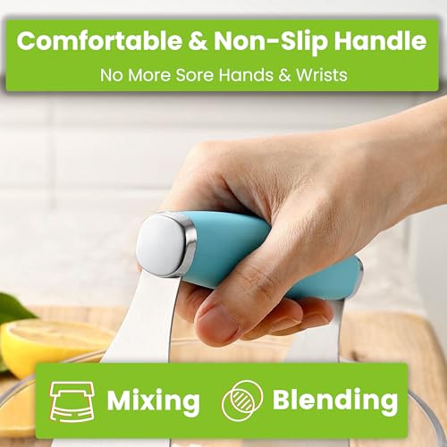 Spring Chef XL Pastry Blender, Durable Dough Blender For Baking - Aqua Sky - color: Blue (Aqua Sky), size: XL | Modern