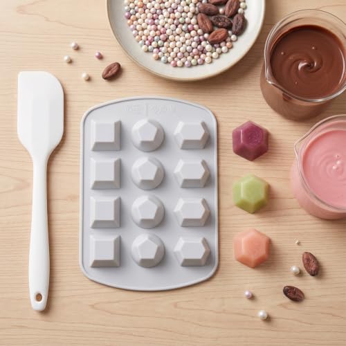 12 Cavity Gemstone Silicone Candy Molds