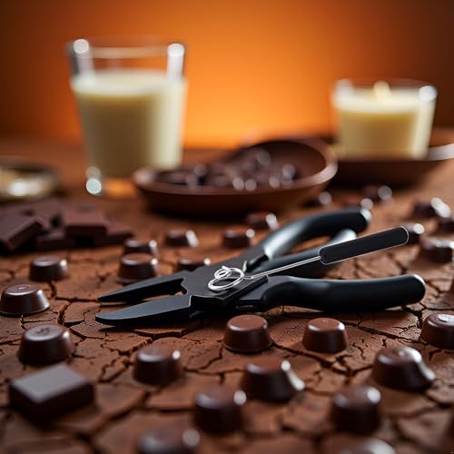 Black Candy Dipping Tools Set Chocolate Dipping Fork Baking Supplies Stainless Steel Fondue Diy Decorating Tools Kitchen Gadget, Fondue Forks, Kitchen Tools and Gadgets