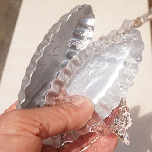 Tiny Tart Pan Boat Shape, 10PCS Fluted Edge Flower Tartlet Molds