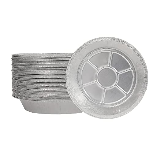 Waytiffer 9" Pie Pans (30pack)-Disposable Heavy-Duty Aluminum Foil Pie Tins - size: 30 Pack