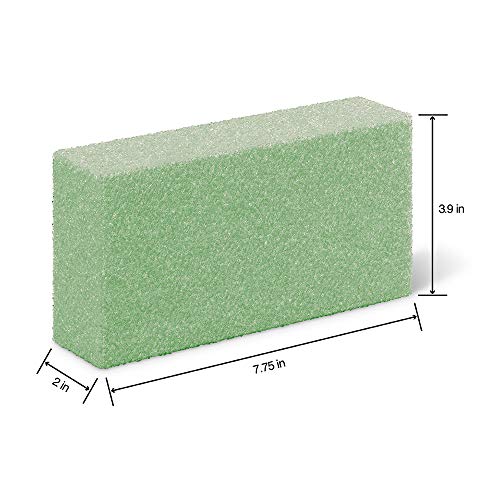 FloraCraft FloraFōM Block 2 Inch x 3.9 Inch x 7.75 Inch Green - size: 2" x 3.9" x 7.75"