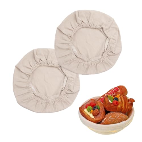 2PCS Sourdough Bowl Covers for Bread Proofing, Reusable Basket Covers ﻿