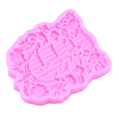 Fairy Garden Door Silicone Mold Wooden Door Fondant Mold - color: Style E