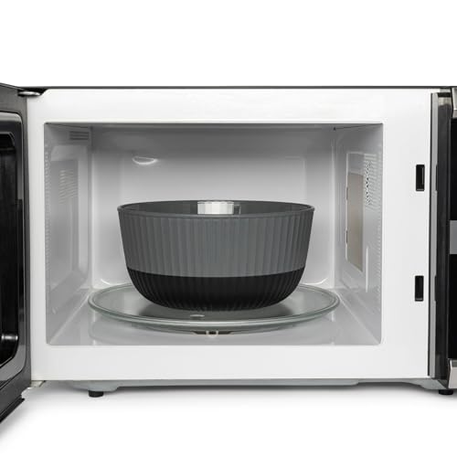 Dora Plastic Mixing Bowls with Lids, 8-Piece Airtight Leak-Proof Nesting BPA-Free Prep Bowl Set for Kitchen & Food Storage, Large 4200ml Capacity, Microwave & Dishwasher Safe(Black) - color: Black