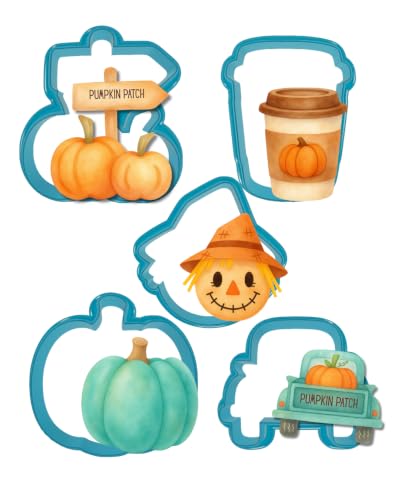 Pumpkin Patch 5 Piece Cookie Cutter Set