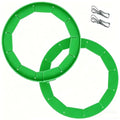 Easily Adjustable Silicone Pie Crust Protector, Fits8-11.5" Pie Crust - size: green