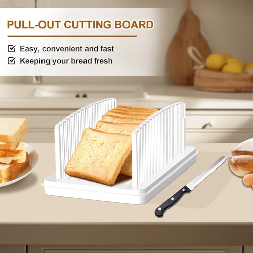 Kiss Core Upgrade Pull Out Bread Slicer for Homemade Bread - style: Pull Out Bread Slicer