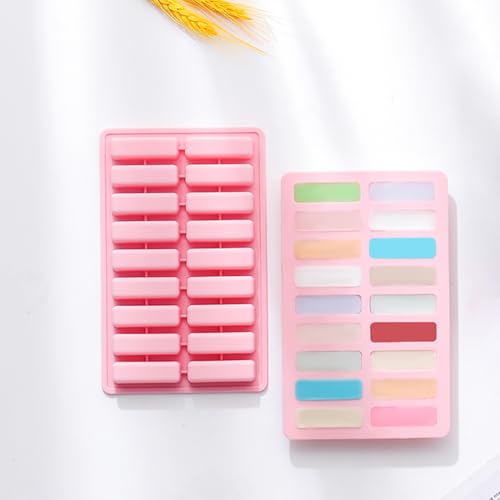 2-Pack Small Rectangular Strip Candy & Chocolate Silicone Molds, Non-stick - size: Rectangular Strip