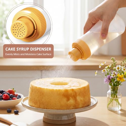 Havawish 1 Pcs Cake Moistening Bottle 12oz/350ml Squeeze Bottle, Yellow - color: Yellow