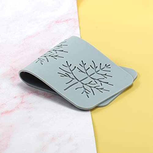 TUKE 3D Leaves Silicone Molds Flower Cake Fondant Mat Bee Leaf Pastry Moulds Rose Impression Chocolate Hollow Lace Mold (Leaf_9.96x4.08x0.12inch_J) - size: Leaf_9.96x4.08x0.12inch_J