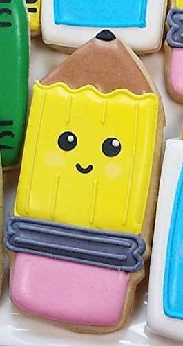 Ann Clark Back to School Pencil Cookie Cutter, 3-3/4” Made in USA - style: Pencil
