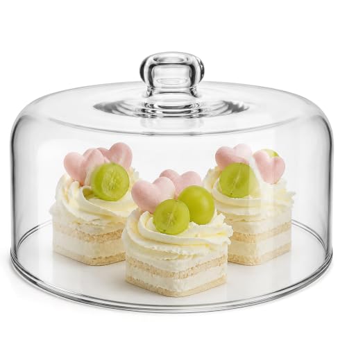 10 Inch Glass Cake Dome Cover - size: 10 Inch