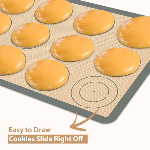 Silicone Baking Mat Set of 6, Oven Baking Sheets - size: set of 6