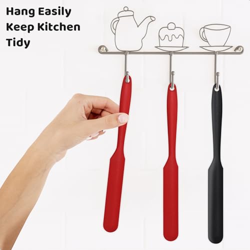 MOJOTORY Silicone Jar Scraper, 2 PCS Long Handle Spatula - size: 2 pcs