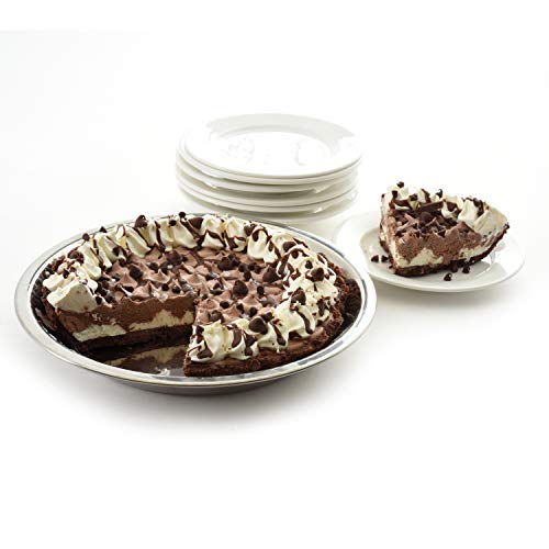 Norpro 3811 Stainless Steel Pie Pan, 9" x 1.5", 1 EA, As Shown