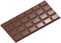 Chocolate World CW2438 Polycarbonate Candy Mold with 3 Tablet Cavities, Each 77mm x 156mm x 6mm High