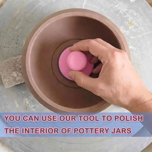3 Pack Pottery Trimming Spinner Tool, Pottery Throwing Trimming Center Tool