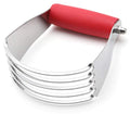 Spring Chef Medium Dough Blender Hand Tool - Durable Pastry Cutter - Red - color: Red, size: 3" Medium