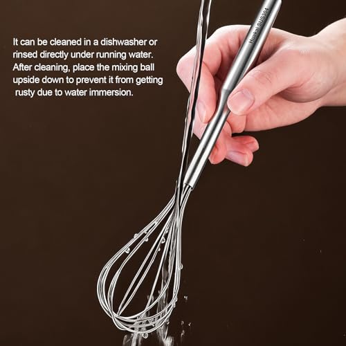 Stainless Steel Small Whisk, 10-Inch