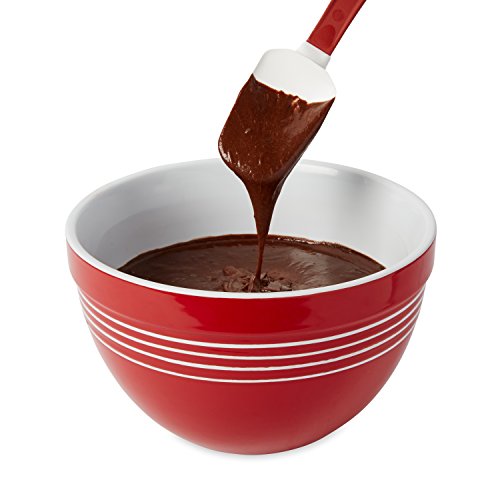 Rubbermaid Commercial Products High Heat Silicone Spoon, 9.5-Inch, Red