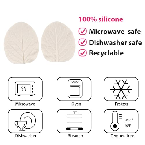 Leaf Silicone Veining Mold Eucalyptus Leaves Fondant Mold - color: Style D