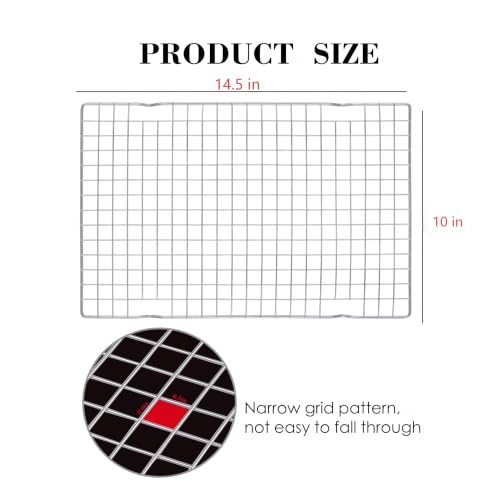 Cooling Racks for Cooking and Baking, Suitable for 10" x 15" Sheet Pan