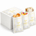 ZAVOOS 150 Pieces Love is Sweet Paper Treat Bags, 5 x 7.8 Inch