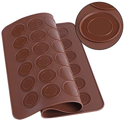 Macaron Silicone Baking Mats Kit, Food Grade Silicone Macaron Silicone Mat, Macaron Baking Kit Tray Set w. non stick reusable Macaroon Baking Supplies