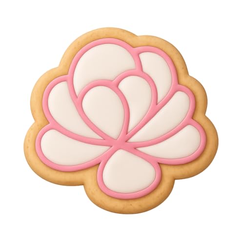 Flapjack Succulent Cookie Cutter & Stamp, Fondant & Clay - 4x4