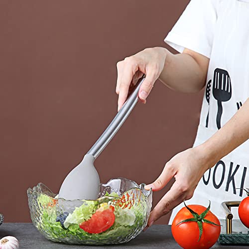 Berglander Cooking Spoon, Non-stick Silicone Solid Serving, Basting Spoon For Cooking, Kitchen Dishwasher Safe, Easy to Clean - style: c. Solid Spoon