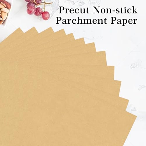 GOAUS Parchment Paper Sheets 9x11 Inch, Air Fryer Toaster Oven Liners Rectangular 170 pcs, Disposable Paper Liners Fit Cuisinart, Emeril Lagasse, Ninja Foodi, Breville, Instant Pot - size: 9 x 11 Inch (170 Pieces)