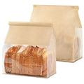 Ohuimrt Paper Bread Bags for Homemade Breads, 50 PCS, 11" x 8.7" x 4.3" - size: 11 x 8.7 x 4.3 inch