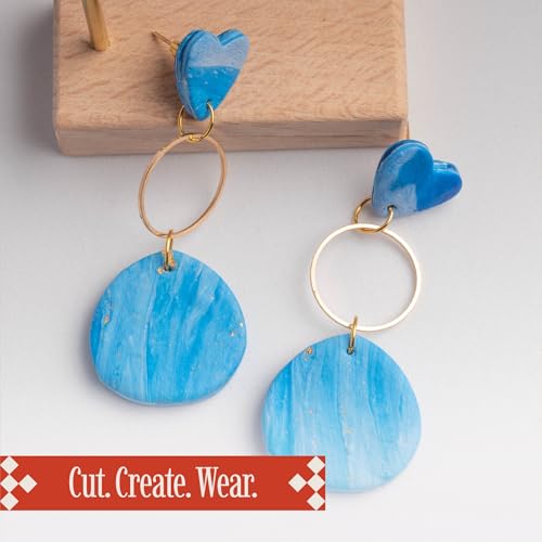 JUST Tiny Butterfly Shape Cutters | Set of 3 Mini Plastic Cutter for Fondant, Clay, Crafts, Icing, Baking (1.25", 0.75", 0.5")