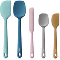 Redfly 5-Piece Food-Grade Silicone Spatula Set for Baking, Heat-Resistant