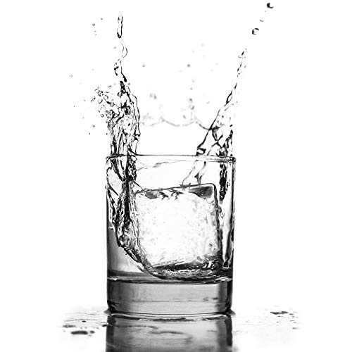 Clear Ice Maker Set, Crystal Ball & Cube Molds for Whiskey Cocktails - color: Ultra Clear Cube X4