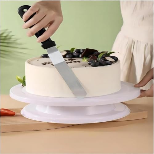 6" Small Angled Icing Spatula, Professional Food Grade Stainless Steel Cake Spatula with Sturdy & Durable Handle, Ideal for Frosting & Decorating Cakes, Baking - size: 6" Small Angled Icing Spatula