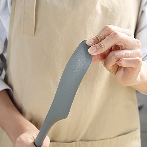 To encounter Silicone Spurtles Set, 7 Piece Nonstick Spurtle Kitchen Utensils, Silicone Spatula, Heat Resistant Spurtle for Salad Stir, Cake Make and Pan-Fried Steak