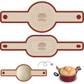 Silicone Bread Sling, Sourdough Transfer, Nonstick, 2 Pack Oval and Round - color: Red, size: 2 Pieces (Oval and Round)