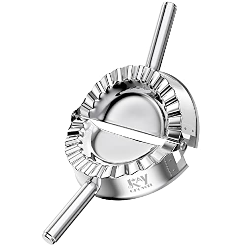 Best Utensils Stainless Steel Ravioli Mould Pierogi Dumpling Maker Wrapper Pastry Dough Cutter Kitchen Accessories (M: 4 inch) - size: Medium 4 inches