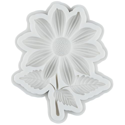 Daisy Flower Silicone Molds Daisy Fondant Candy Mold Set of 4 - color: Style D