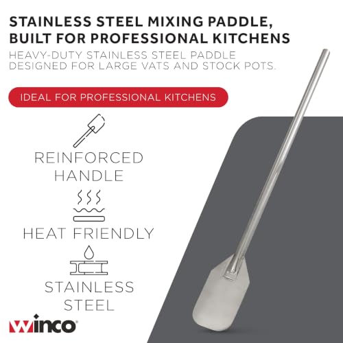 Winco 36" Stainless Steel Mixing Paddle