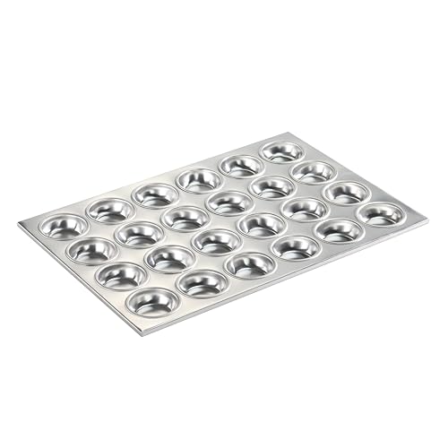 New Star Foodservice 37838 Commercial Grade Aluminum Muffin Pan - color: Silver, size: 24-Cups
