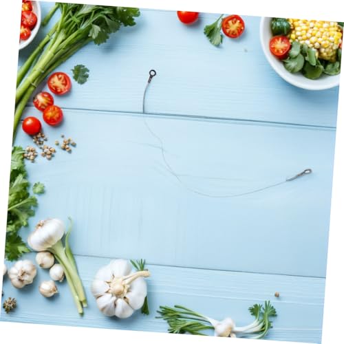 VOSAREA 10 Pcs Cake Slicer Wires Stainless Steel Cake Cutting Wire Replacement for Precise Layer Cutting Compatible with Most Cheese Slicers for Bread Meat and Baking Accessories